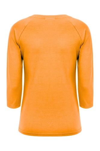 Blazing Orange MAYA z rękawami 3:4 tył.jpg