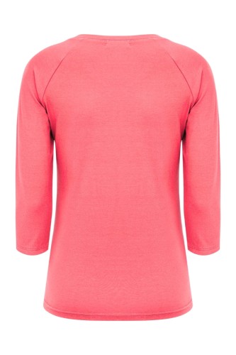 Sunkist Coral MAYA z rękawami 3:4 tył.jpg