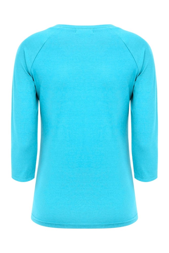 Cyan Blue MAYA z rękawami 3:4 tył.jpg