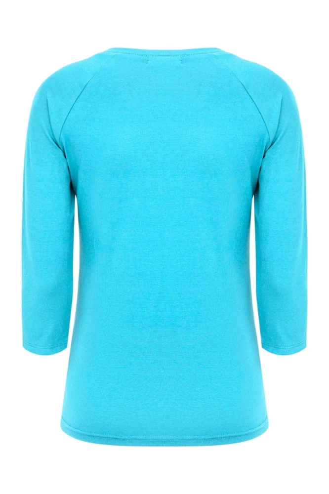 Cyan Blue MAYA z rękawami 3:4 tył.jpg