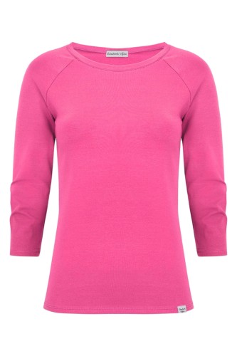 Shocking Pink MAYA z rękawami 3:4 przód.jpg