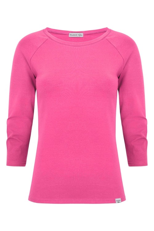 Shocking Pink MAYA z rękawami 3:4 przód.jpg