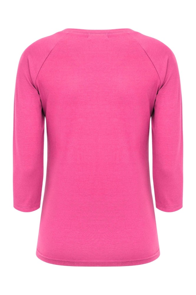 Shocking Pink MAYA z rękawami 3:4 tył.jpg