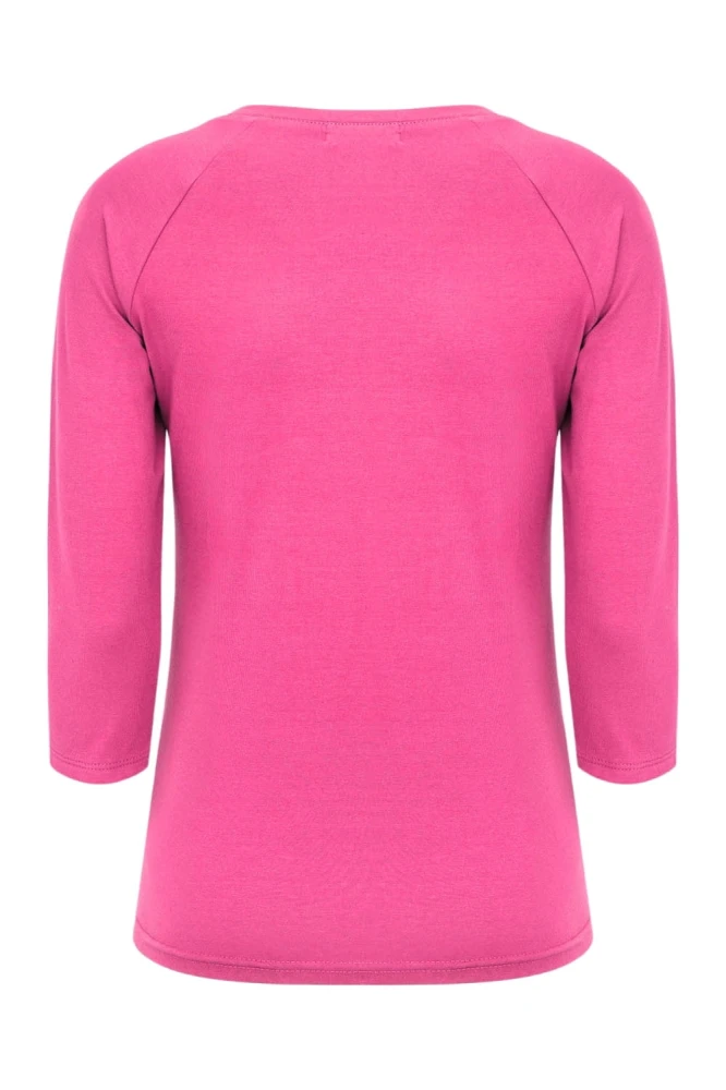 Shocking Pink MAYA z rękawami 3:4 tył.jpg