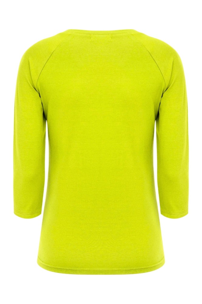 Bright Chartreuse MAYA z rękawami 3:4 tył.jpg