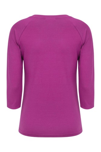 Festival Fuchsia MAYA z rękawami 3:4 tył.jpg