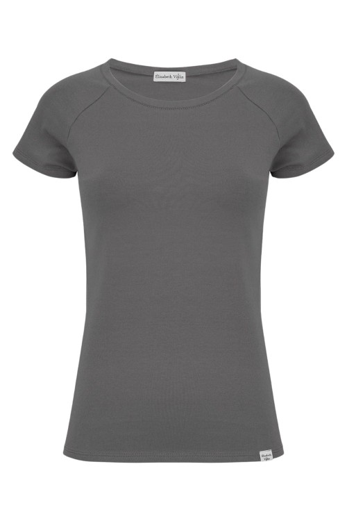 Charcoal Gray MAYA z krótkimi rękawami przód.jpg