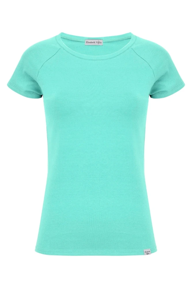 Blue Turquoise MAYA z krótkimi rękawami przód.jpg