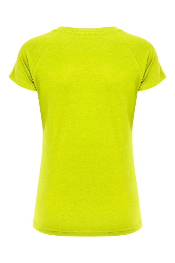 Bright Chartreuse MAYA z krótkimi rękawami tył.jpg