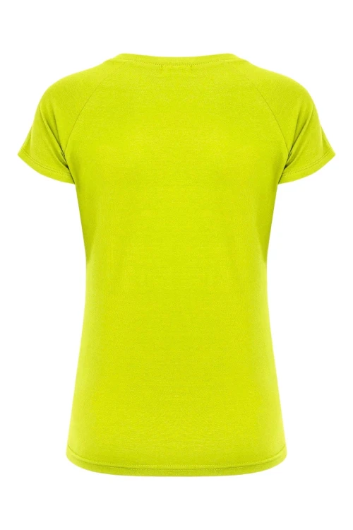 Bright Chartreuse MAYA z krótkimi rękawami tył.jpg