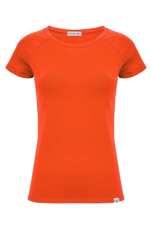 Flame Scarlet MAYA z krótkimi rękawami przód.jpg