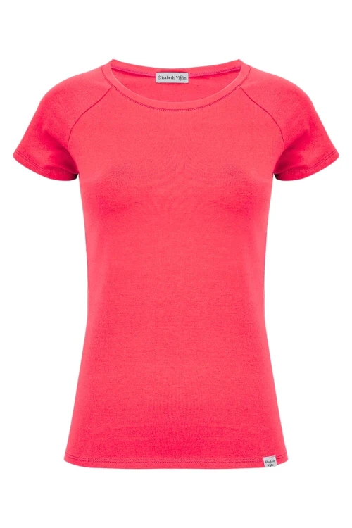 Rouge Red MAYA z krótkimi rękawami przód.jpg