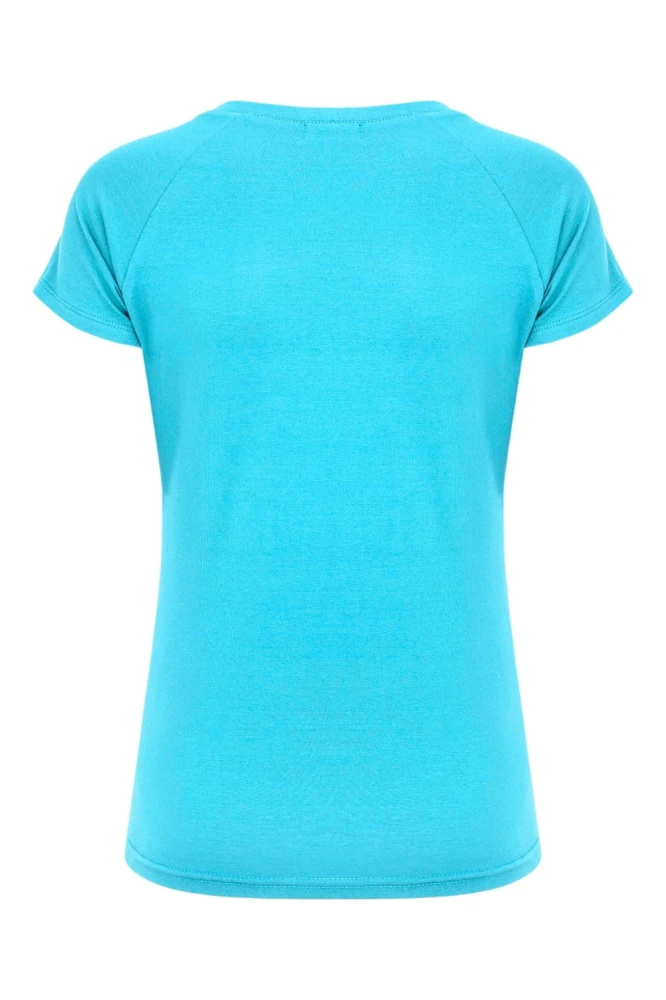 Cyan Blue MAYA z krótkimi rękawami tył.jpg