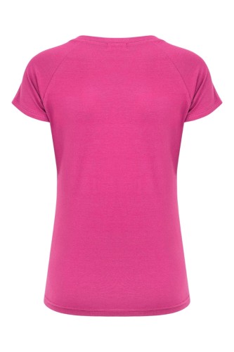 Fuchsia Rose MAYA z krótkimi rękawami tył.jpg