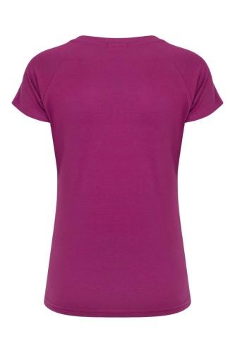 Raspberry Radiance MAYA z krótkimi rękawami tył.jpg