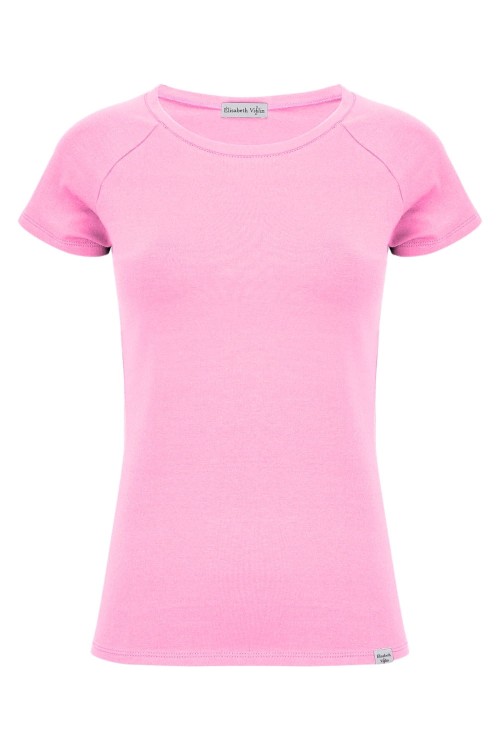 Sea Pink MAYA z krótkimi rękawami przód.jpg