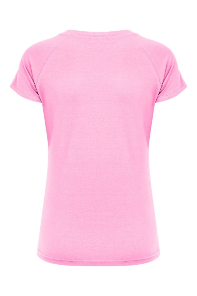 Sea Pink MAYA z krótkimi rękawami tył.jpg