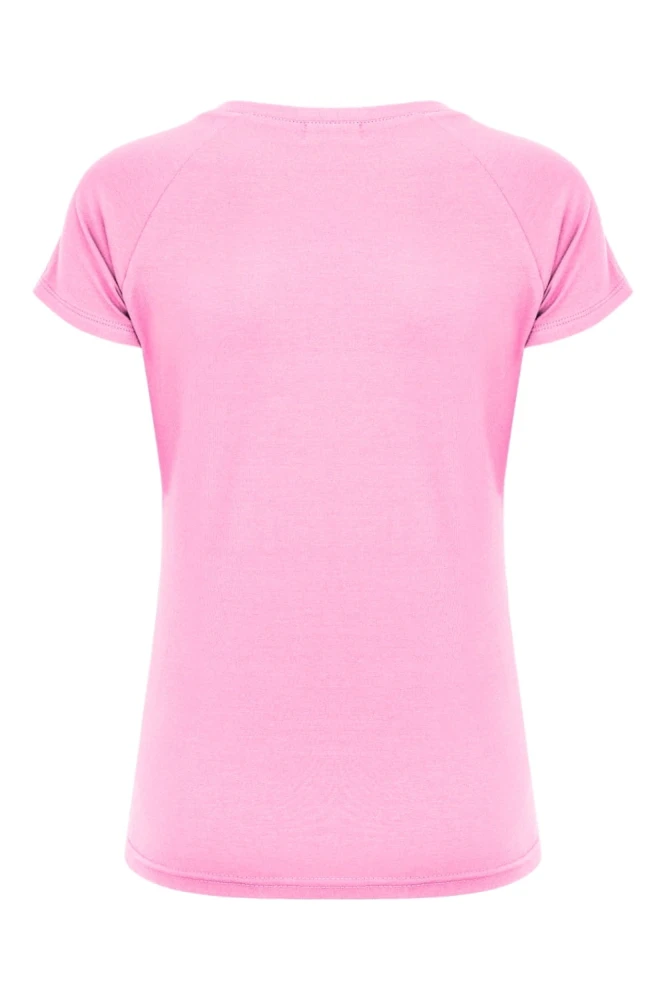 Sea Pink MAYA z krótkimi rękawami tył.jpg