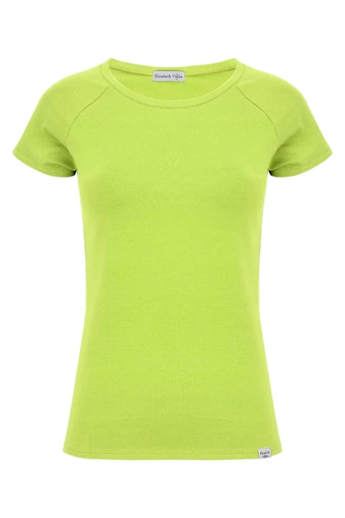 Green Glow MAYA z krótkimi rękawami przód.jpg