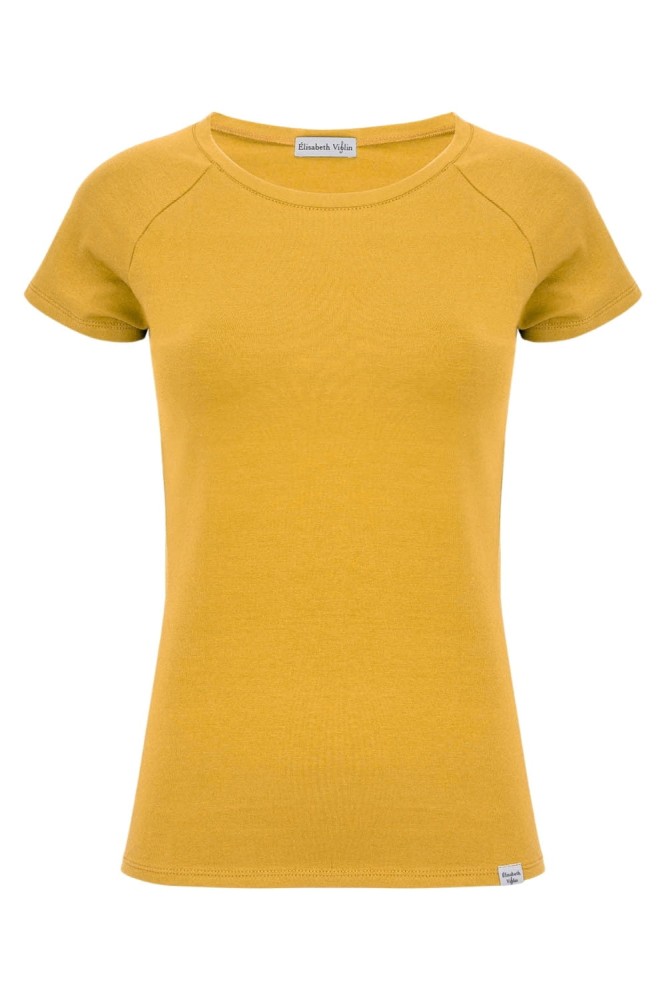 Mineral Yellow MAYA z krótkimi rękawami przód.jpg