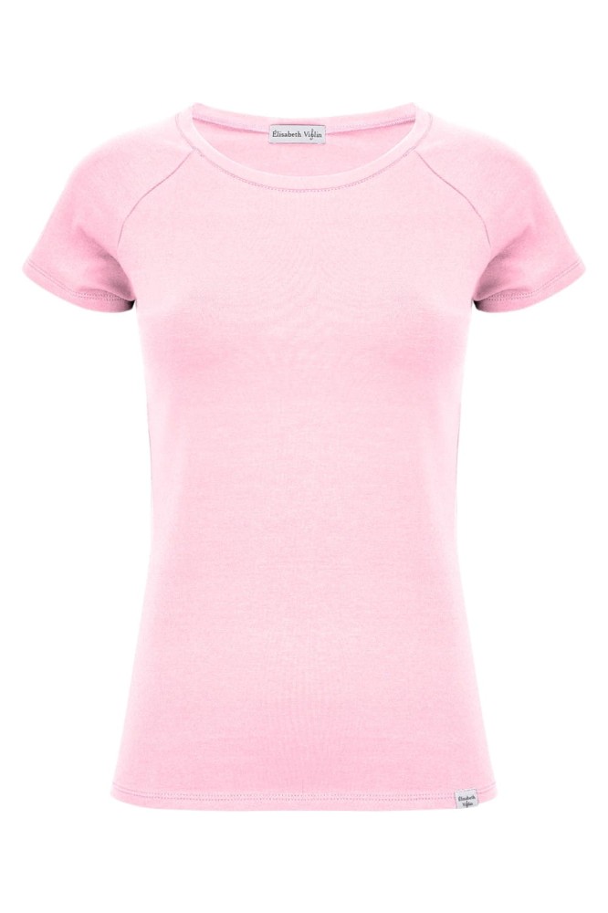 Parfait Pink MAYA z krótkimi rękawami przód.jpg