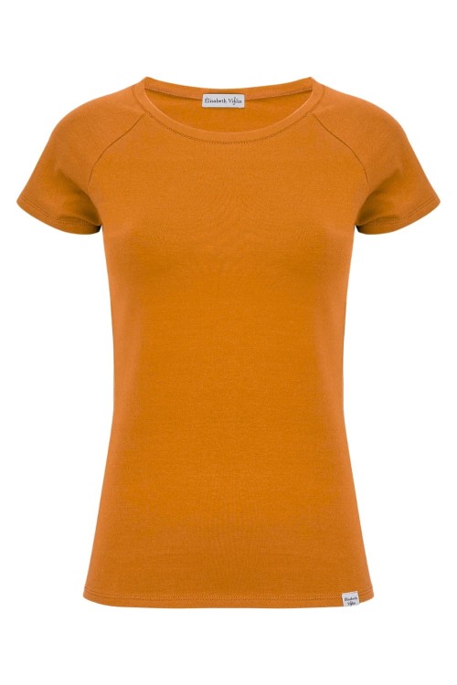 Golden Ochre MAYA z krótkimi rękawami przód.jpg