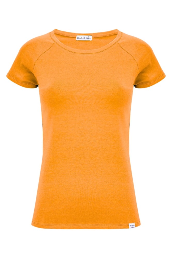 Blazing Orange MAYA z krótkimi rękawami przód.jpg
