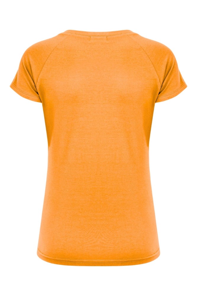 Blazing Orange MAYA z krótkimi rękawami tył.jpg