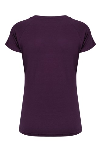 Plum Purple MAYA z krótkimi rękawami tył.jpg