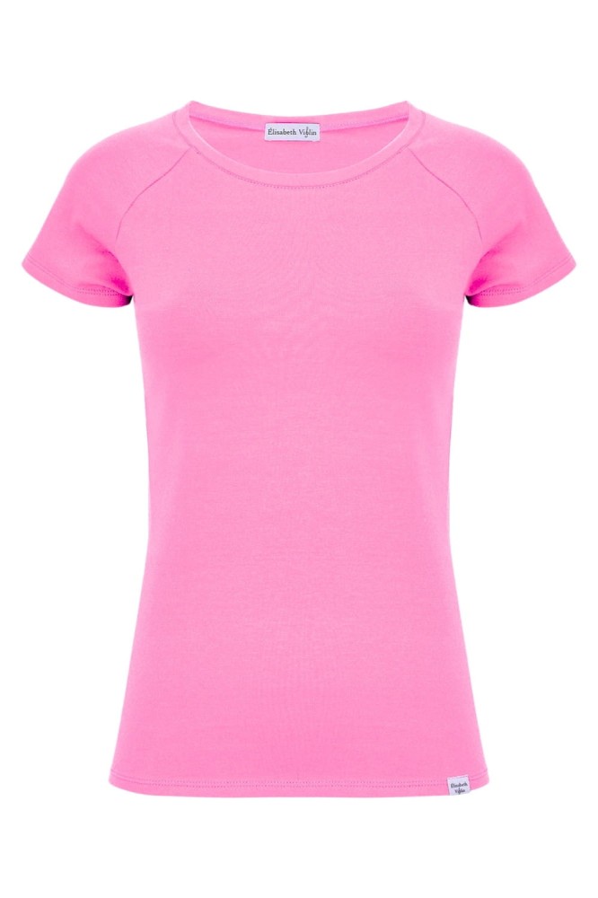 Aurora Pink MAYA z krótkimi rękawami przód.jpg