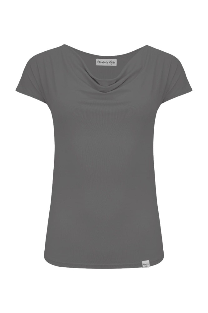MERLIA z krótkimi rękawami Charcoal Gray przód.jpg