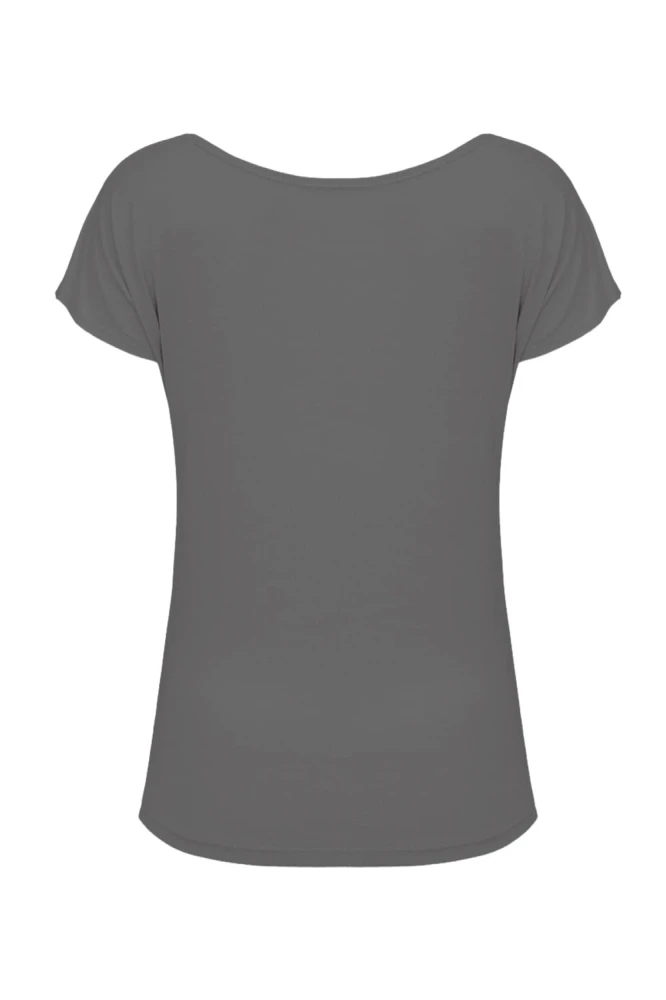 MERLIA z krótkimi rękawami Charcoal Gray tył.jpg