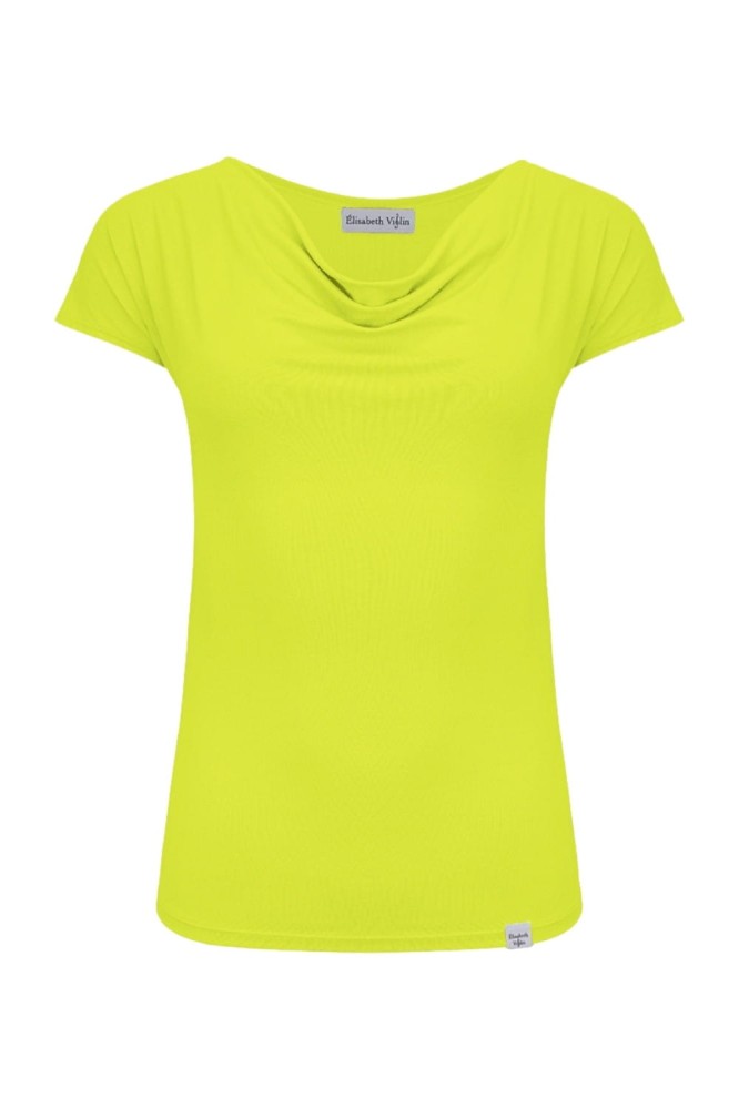 MERLIA z krótkimi rękawami Bright Chartreuse przód.jpg