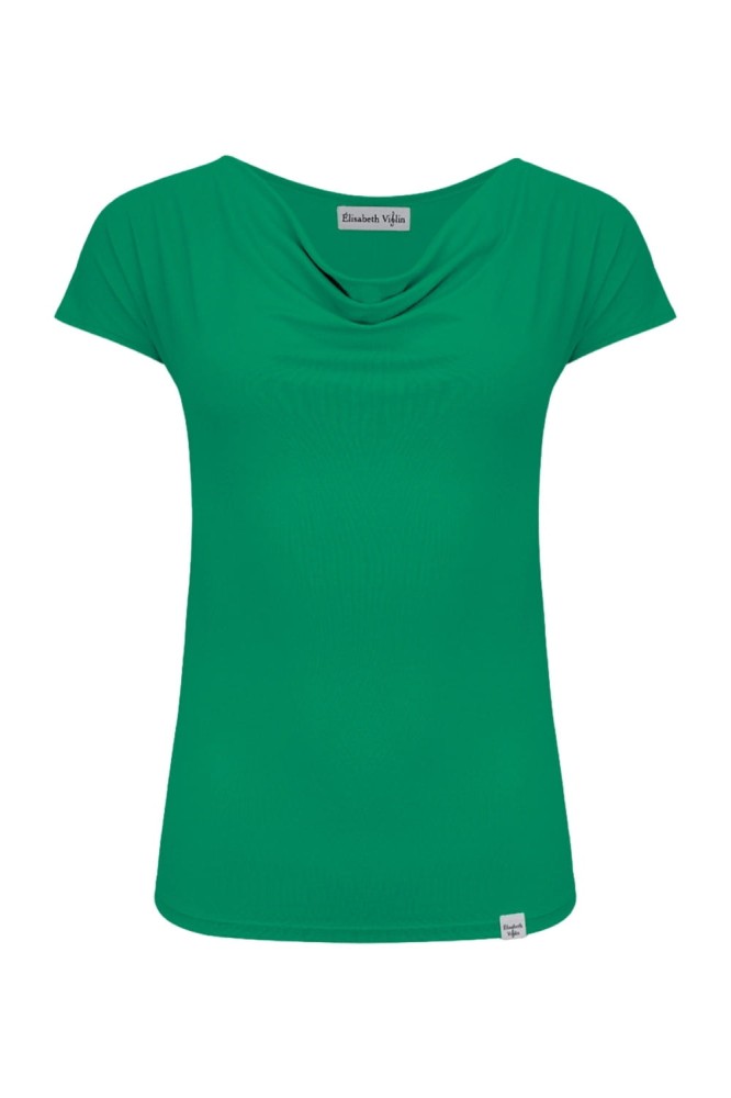 MERLIA z krótkimi rękawami Deep Green przód.jpg