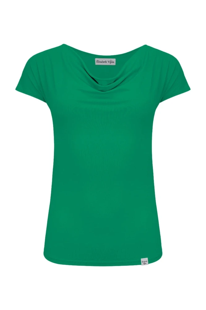 MERLIA z krótkimi rękawami Deep Green przód.jpg