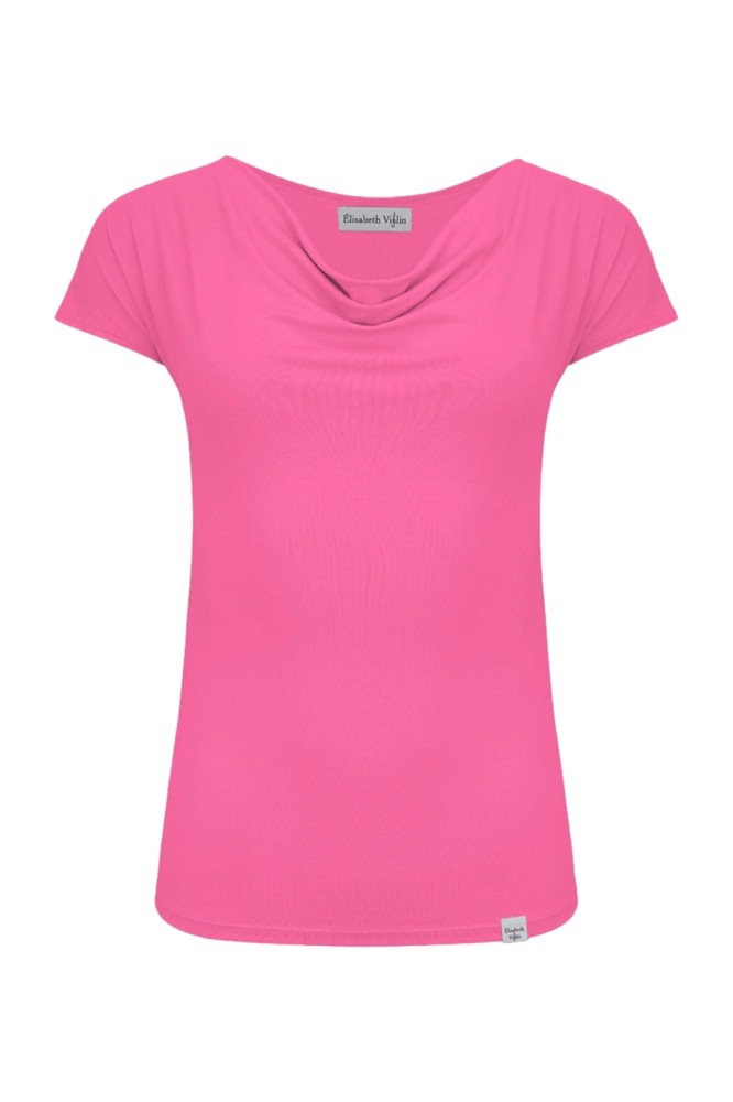 MERLIA z krótkimi rękawami Shocking Pink przód.jpg