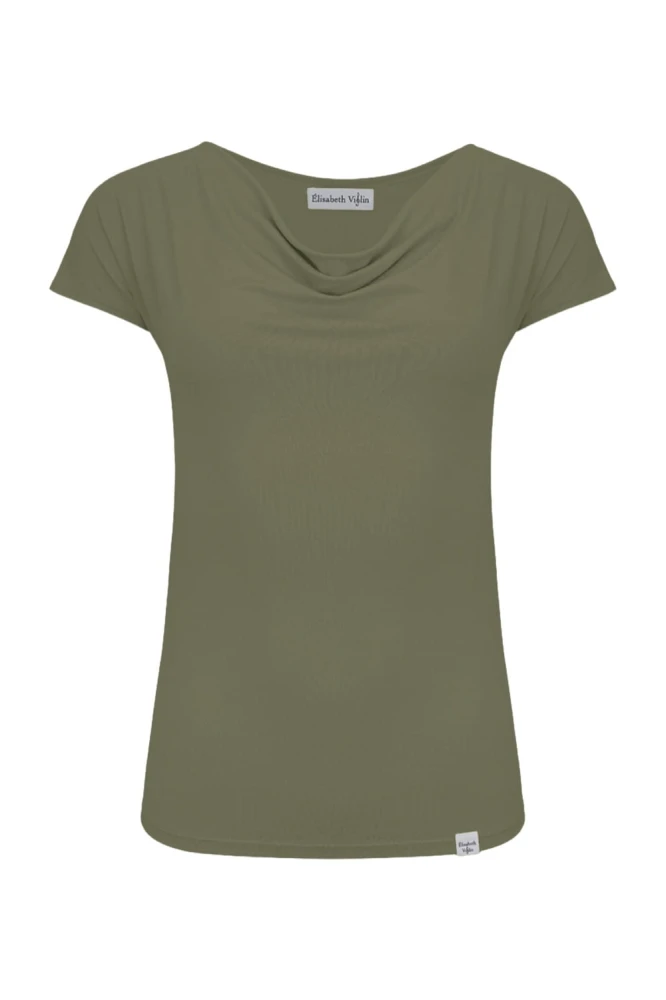 MERLIA z krótkimi rękawami Dusty Olive przód.jpg