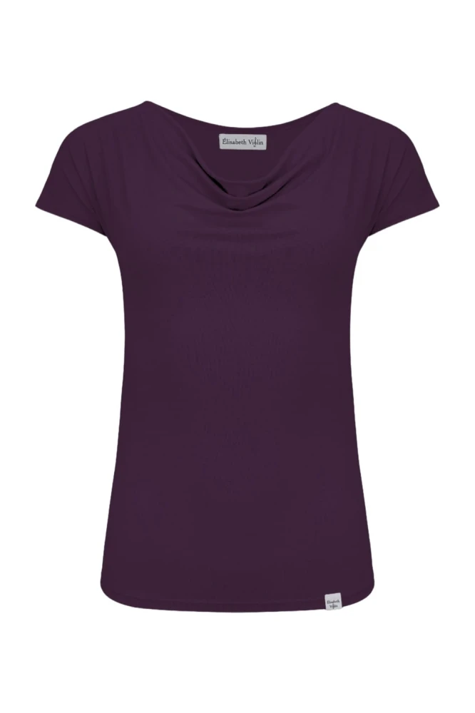 MERLIA z krótkimi rękawami Plum Purple przód.jpg