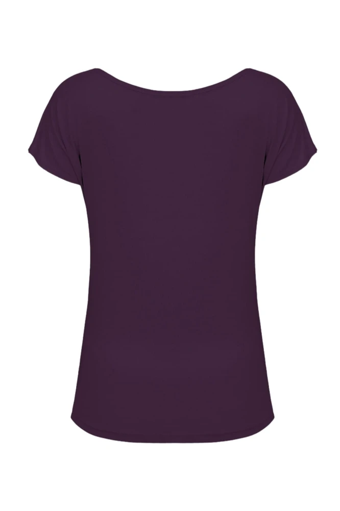MERLIA z krótkimi rękawami Plum Purple tył.jpg