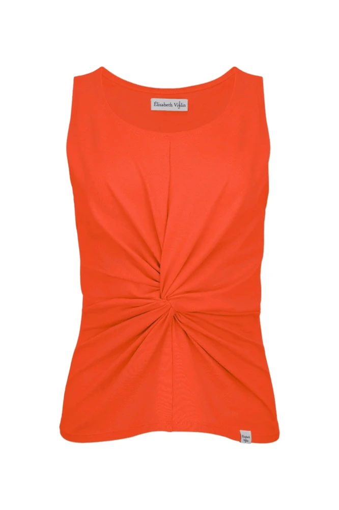 MIXY bez rękawków Mandarin Red przód.jpg