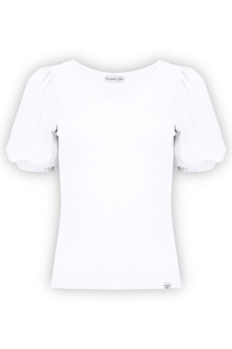 VIVA z krótkimi rękawami Brilliant White przód.jpg