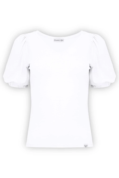 VIVA z krótkimi rękawami Brilliant White przód.jpg