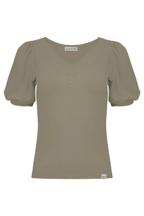 VIVA z krótkimi rękawami Silver Sage przód.jpg