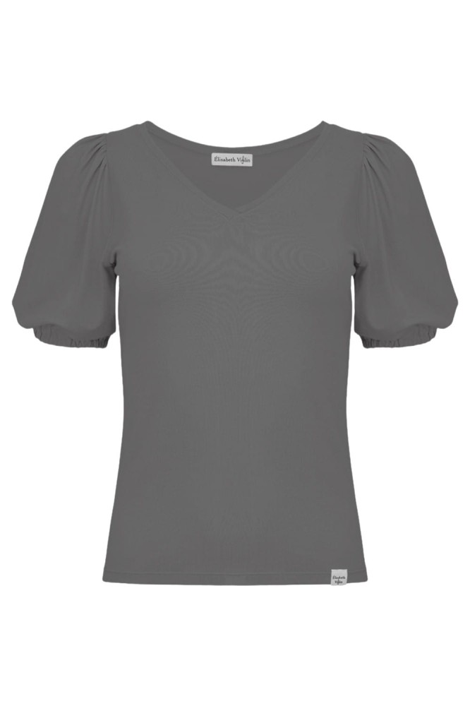 VIVA z krótkimi rękawami Charcoal Gray przód.jpg