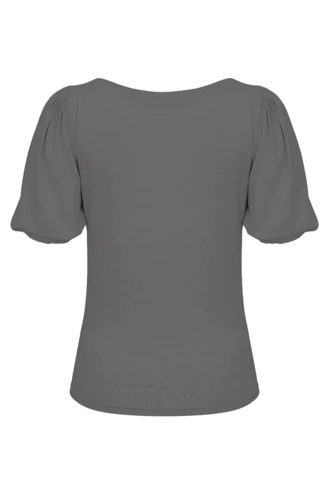 VIVA z krótkimi rękawami Charcoal Gray tył.jpg