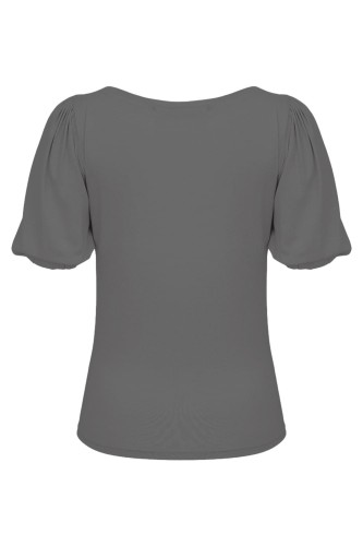 VIVA z krótkimi rękawami Charcoal Gray tył.jpg