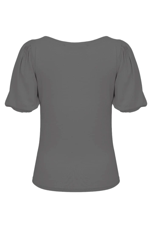 VIVA z krótkimi rękawami Charcoal Gray tył.jpg