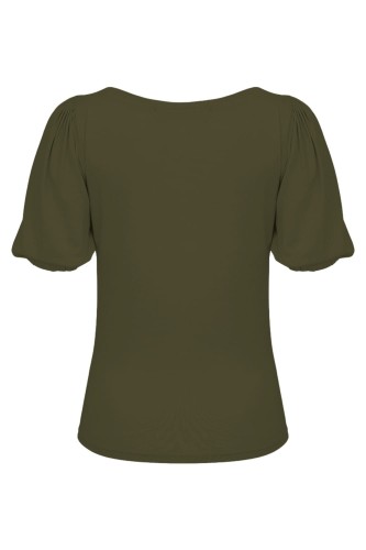 VIVA z krótkimi rękawami Olive Night tył.jpg