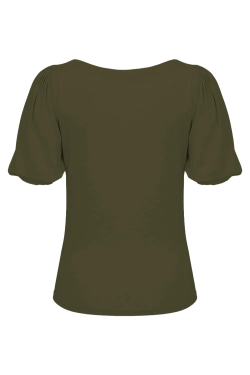 VIVA z krótkimi rękawami Olive Night tył.jpg