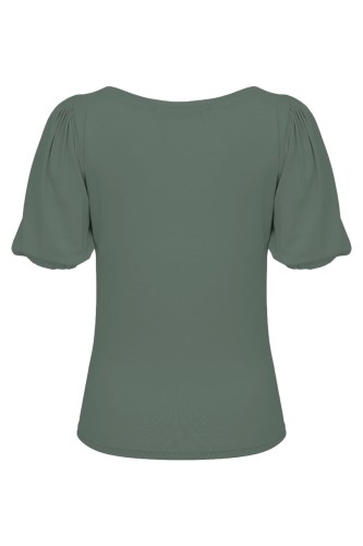 VIVA z krótkimi rękawami Balsam Green tył.jpg